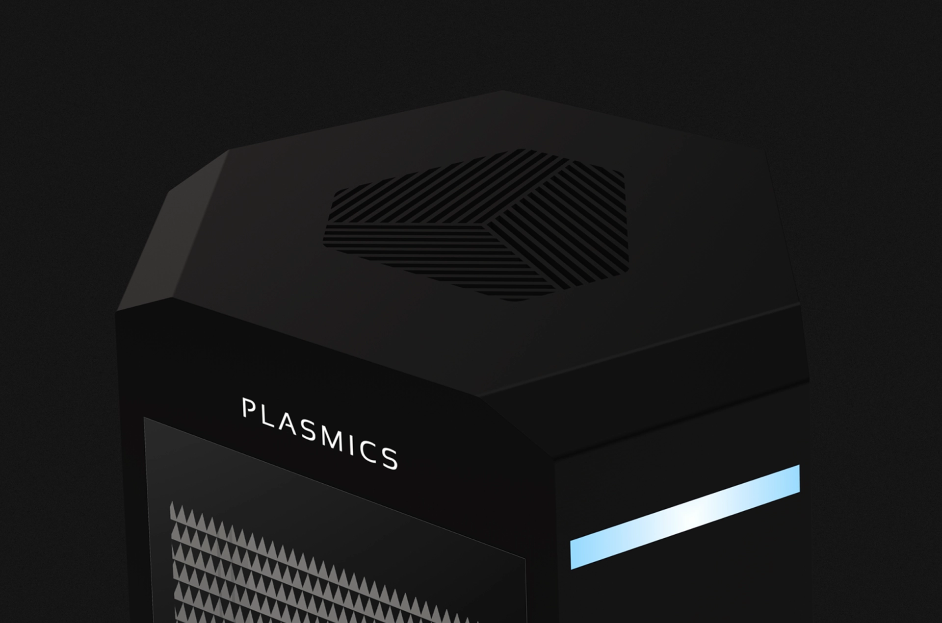 Hochwertiges Industrial Design Gehäuse für den Plasmics 3D-Drucker, entworfen von Golser Design.